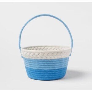 Target Round Rope Decorative Easter Basket Blue/White - Spritz™ Decor